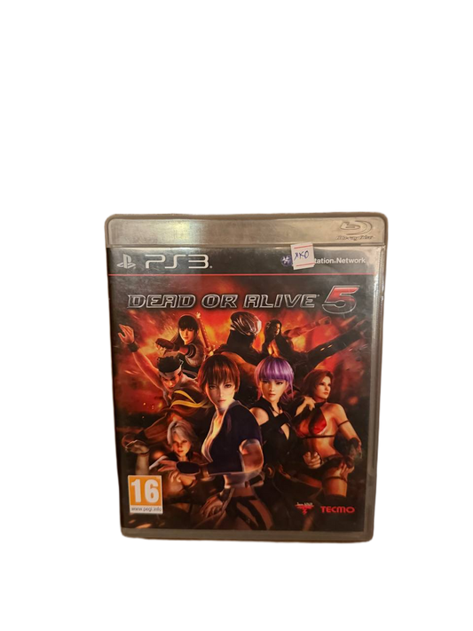 Dead or Alive 5 PS3 Tecmo Koei - Front Cover