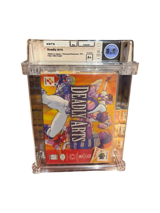 Deadly Arts N64 Konami WATA 8.5 A+
