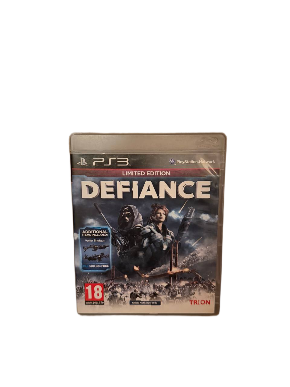 Defiance Limited Edition PS3 Trion - Front Cover