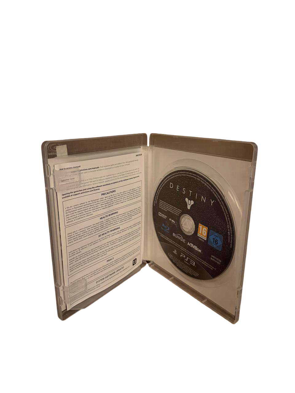 Destiny PS3 - Case and Disc