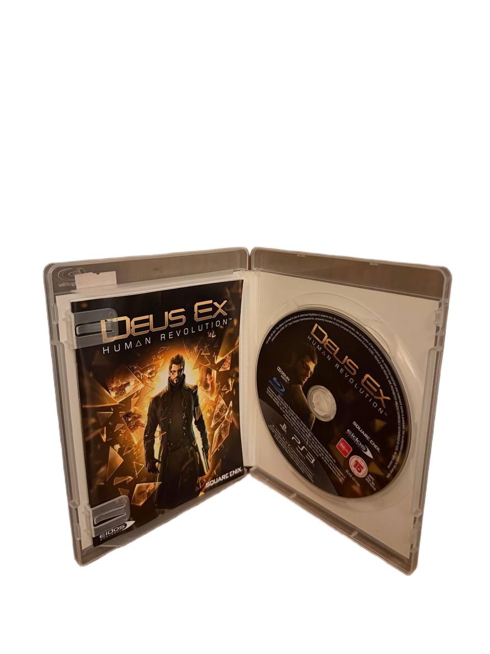 Deus Ex Human Revolution PS3 - Case Disc Manual