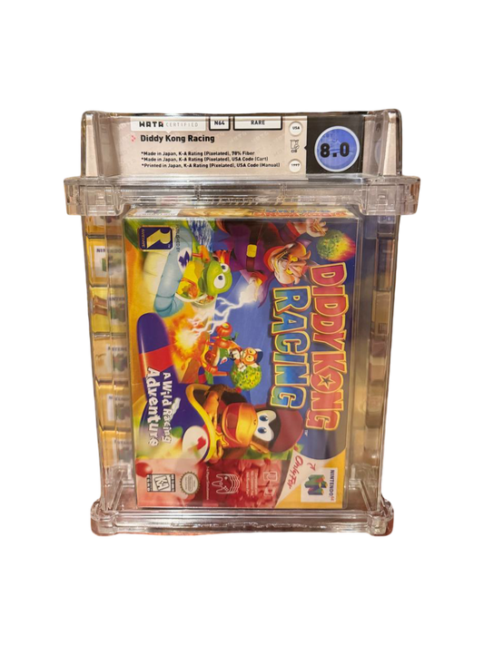 Diddy Kong Racing N64 WATA 8.0 CIB