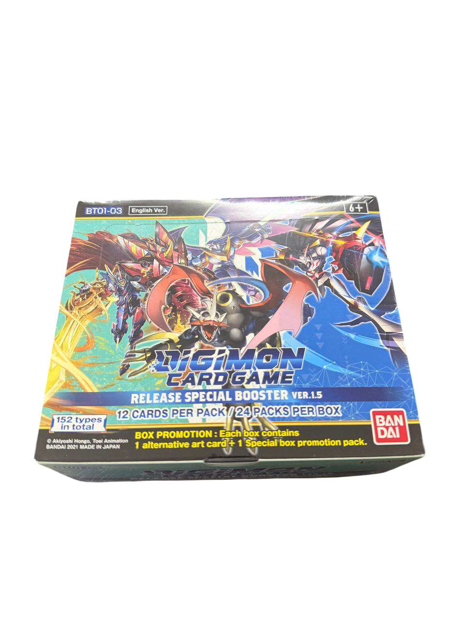 Digimon Card Game Release Special Booster Ver.1.5 BT01-03 Booster Box
