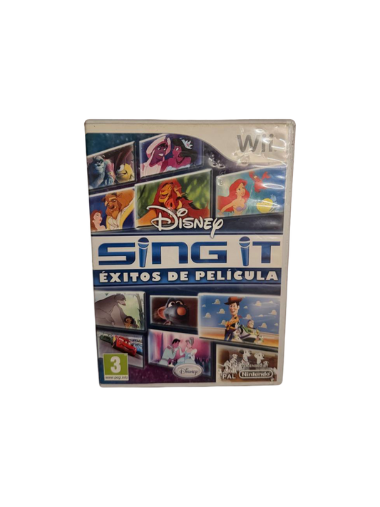 Disney Sing It Exitos de Pelicula Wii PAL CIB