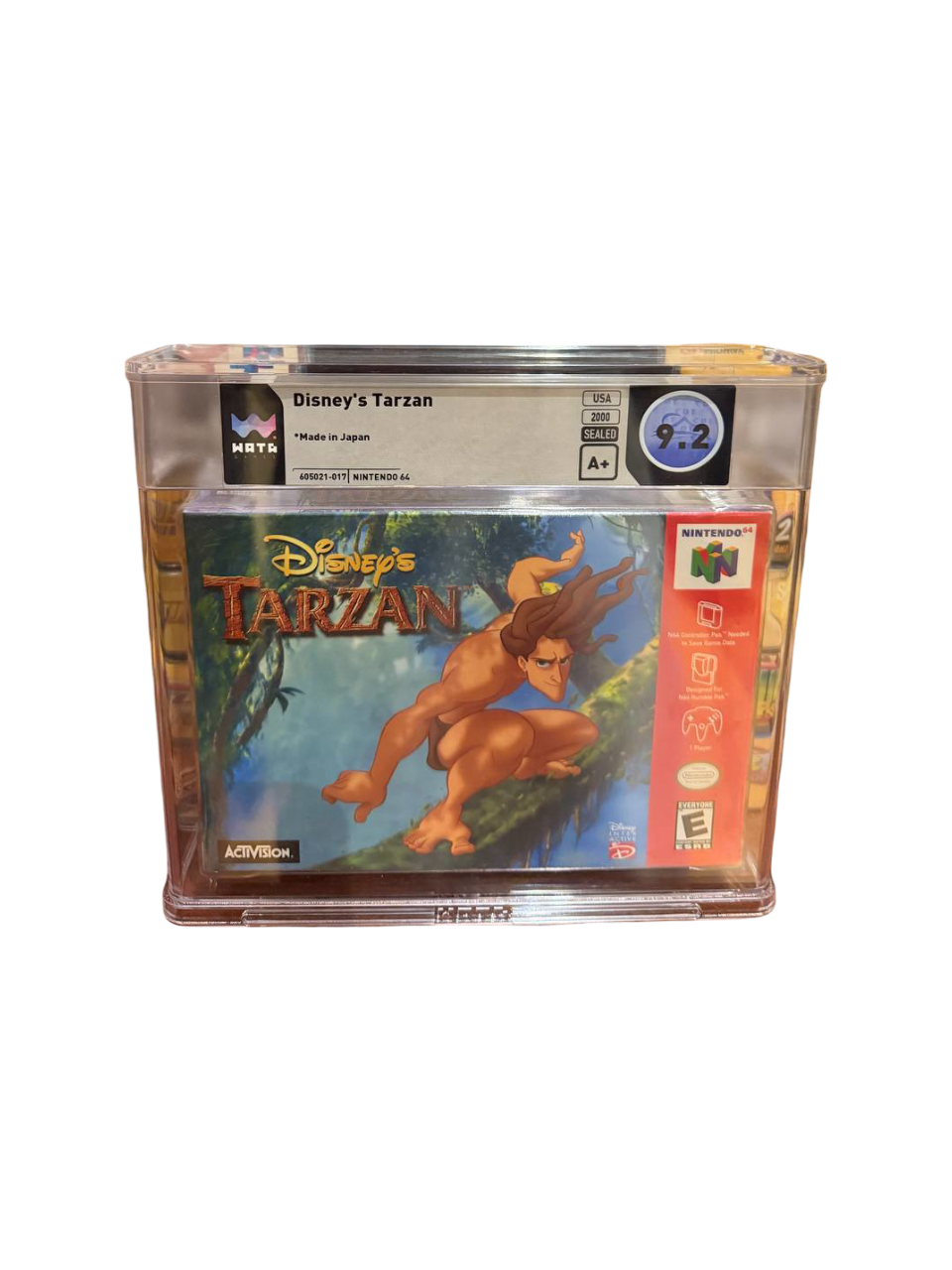 Disney Tarzan N64 WATA 9.2 A+ Sealed