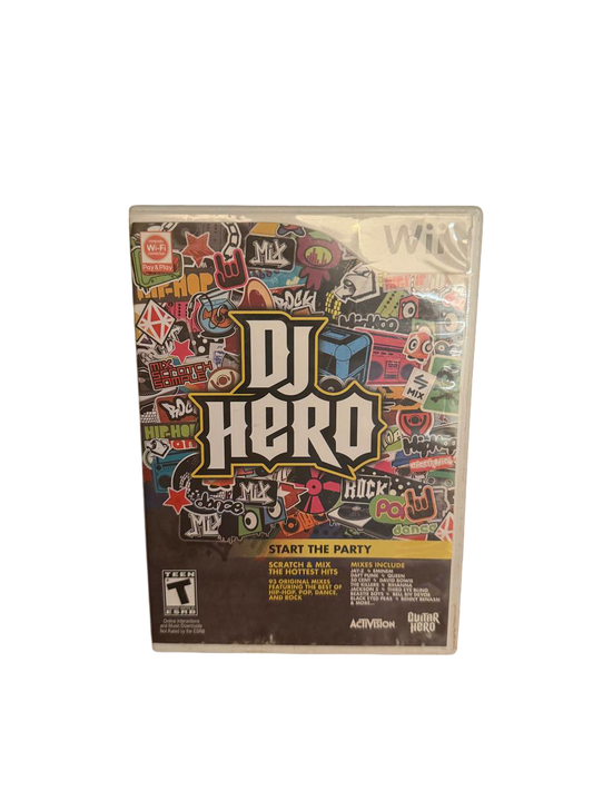 DJ Hero Wii - Front Cover