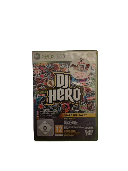 DJ Hero Xbox 360 - Front Cover