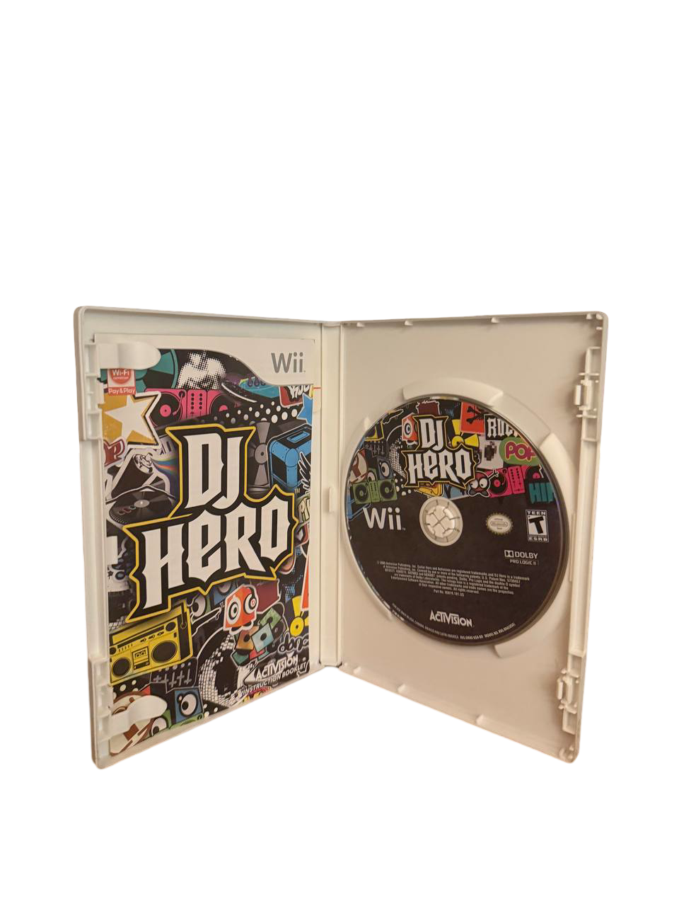DJ Hero Wii - Disc & Manual