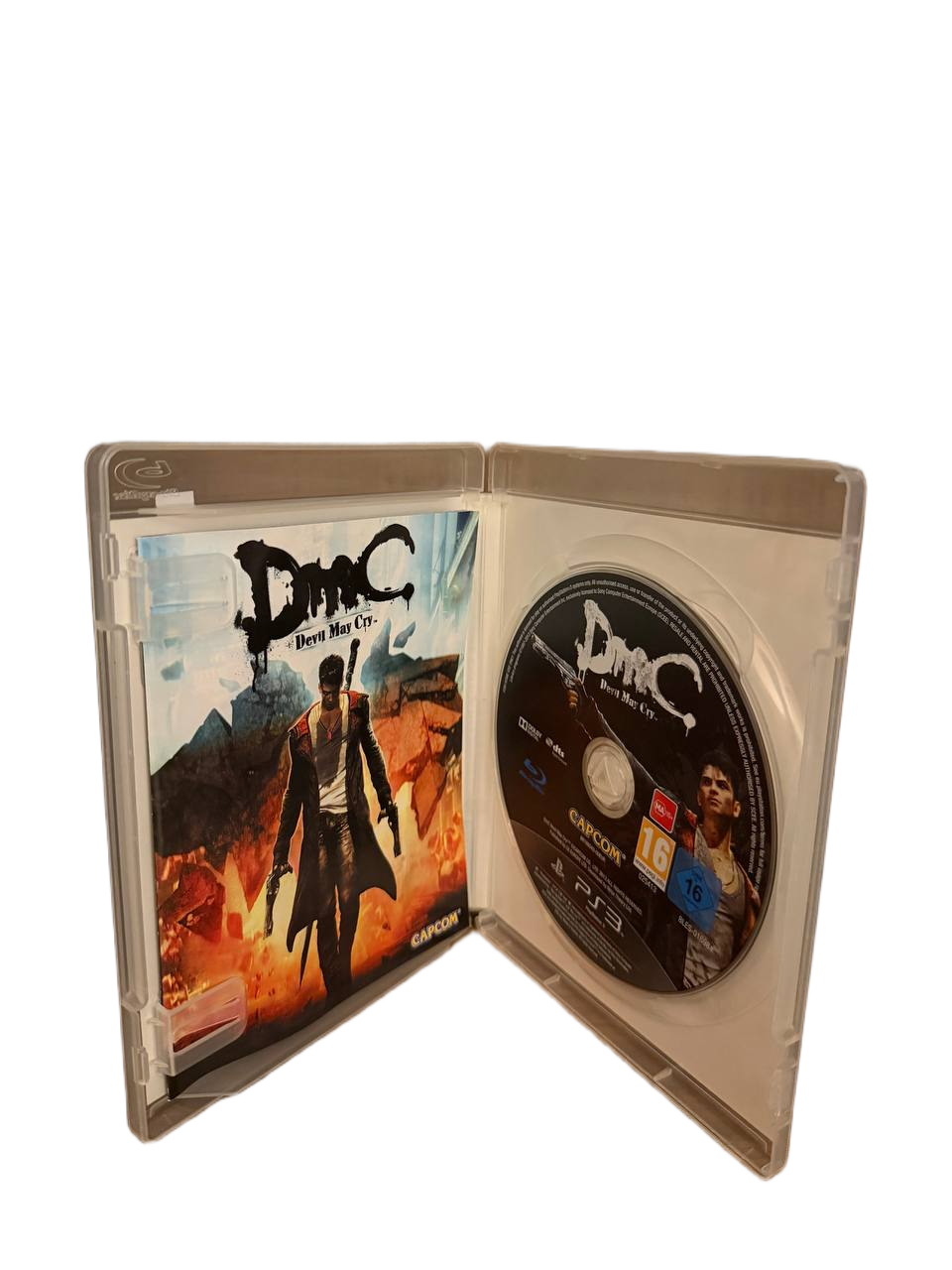DMC Devil May Cry PS3 - Open Case and Disc