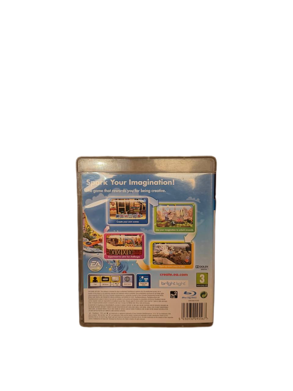 Create EA PS3 - Back Cover