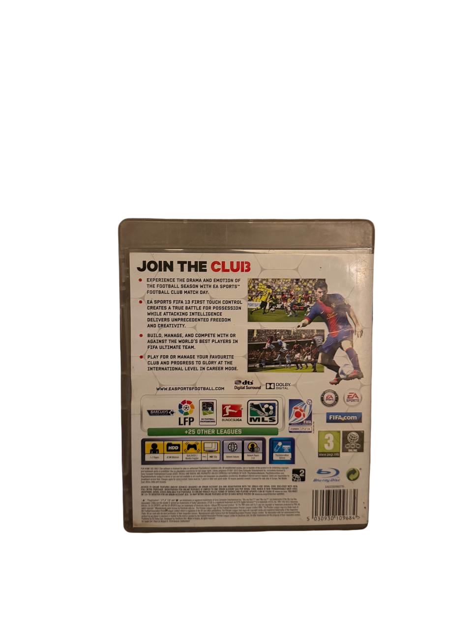 FIFA 13 PS3 - Back Cover