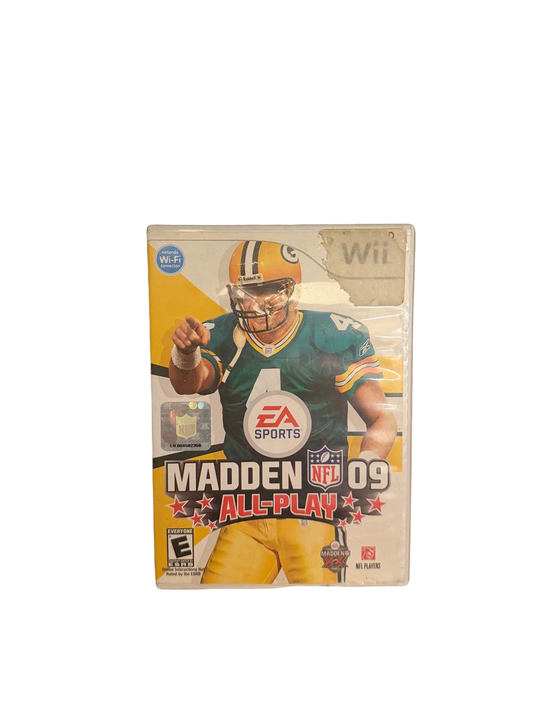 Madden NFL 09 All-Play Wii - Front Cover