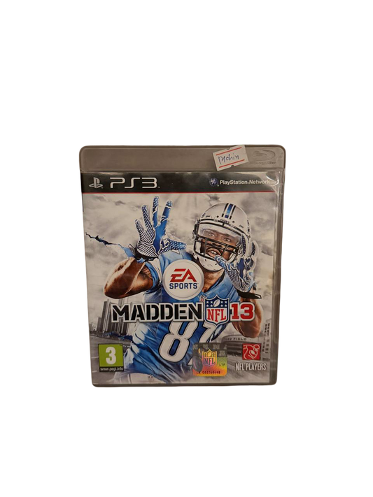 Madden NFL 13 PS3 EA Sports - Front Cover