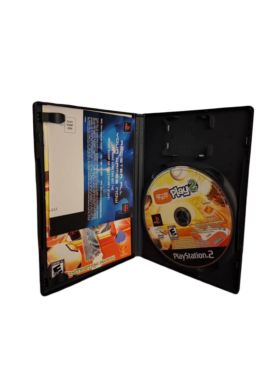 EyeToy Play 2 PS2 - Disc & Manual