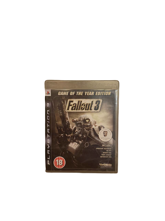 Fallout 3 GOTY Edition PS3 - Front Cover