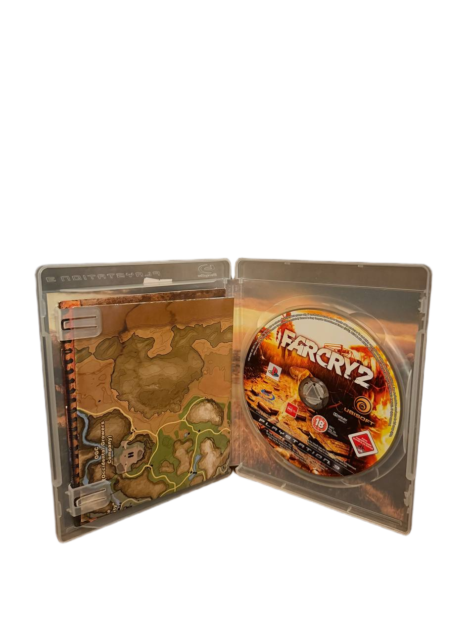 Far Cry 2 PS3 Ubisoft - Disc and Map