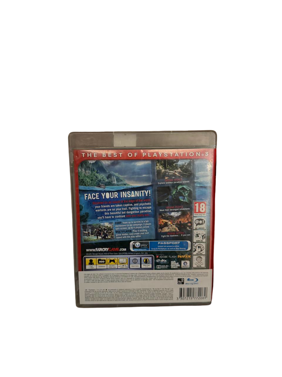 Far Cry 3 PS3 - Back Cover