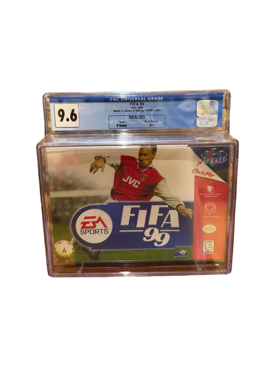 FIFA 99 N64 CGC 9.6 Sealed
