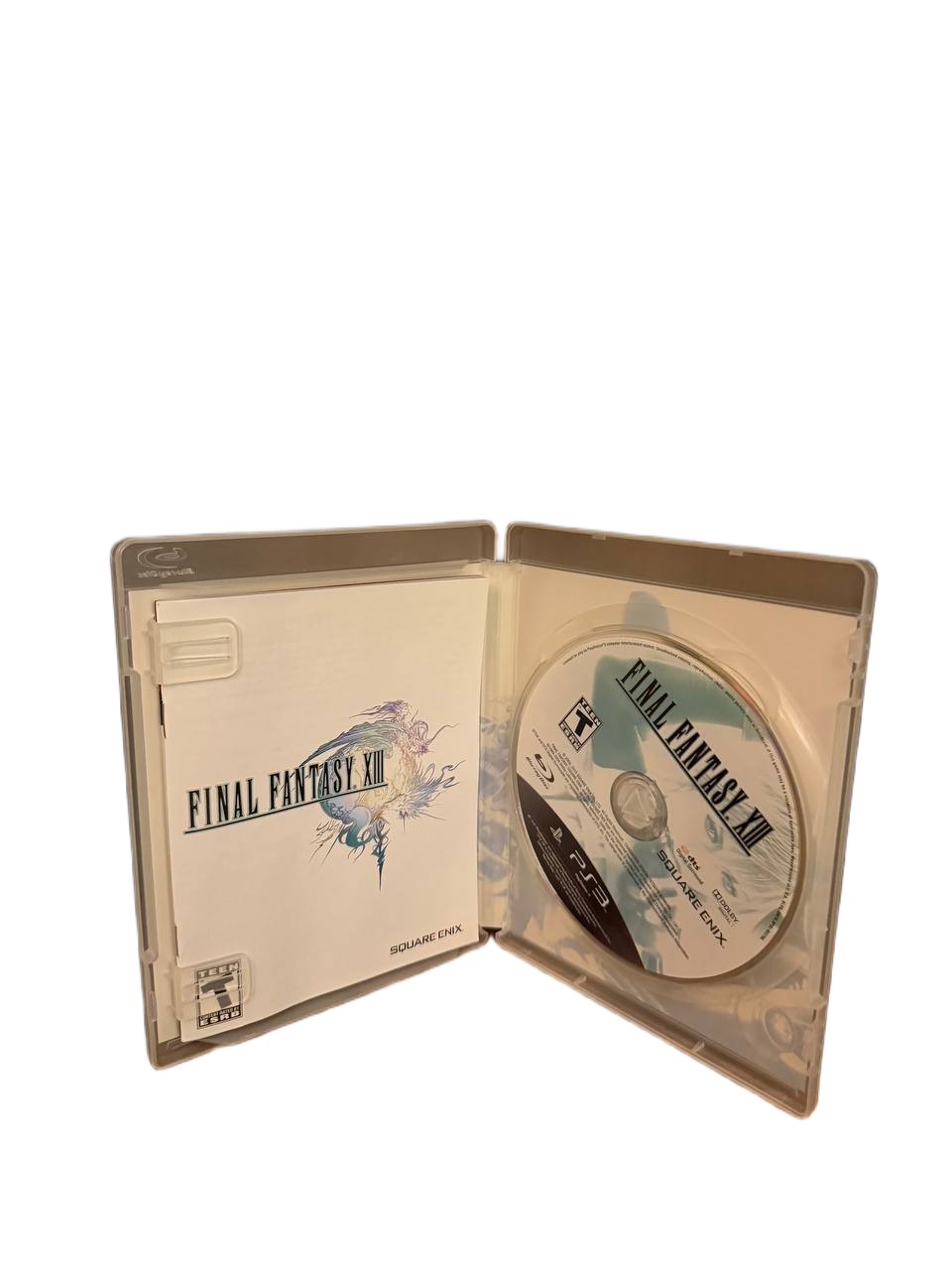 Final Fantasy XIII PS3 - Disc and Manual