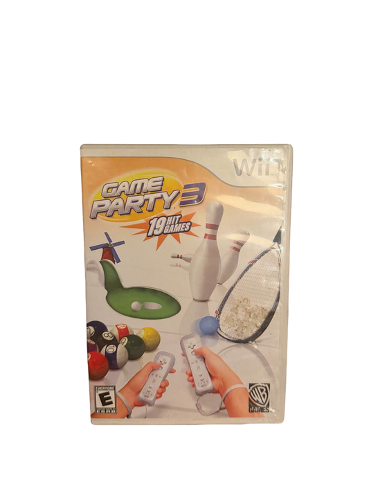Game Party 3 Wii - Front Cover