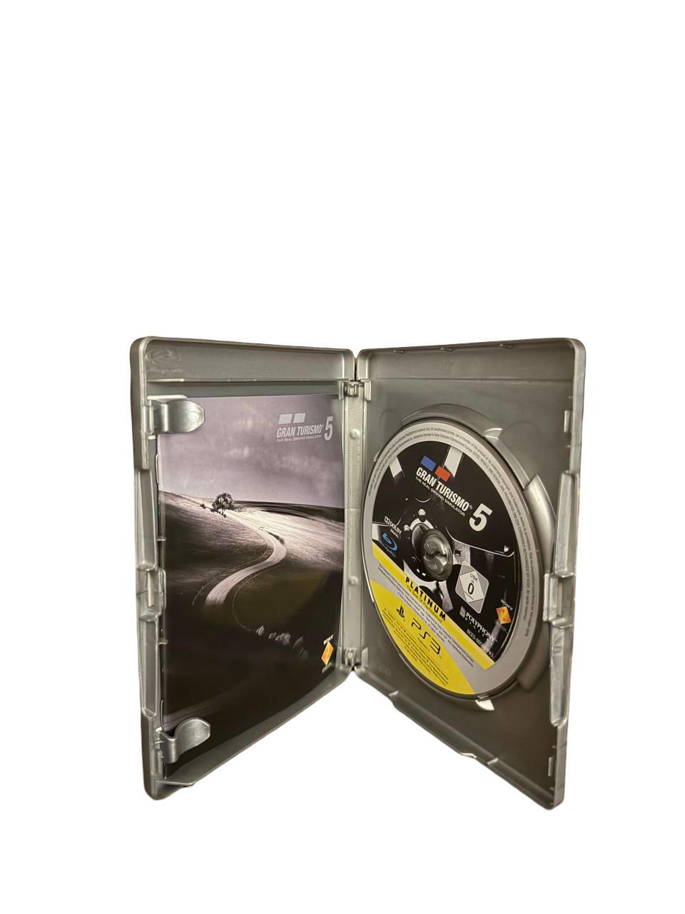 GT5 Platinum Steelbook PS3 - Open Case