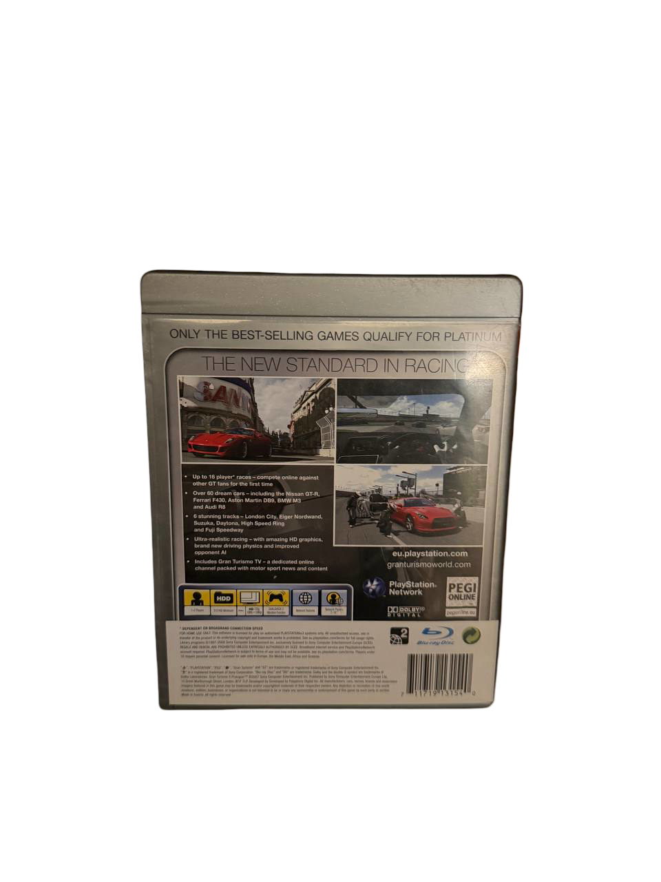 GT5 Prologue PS3 - Back Cover