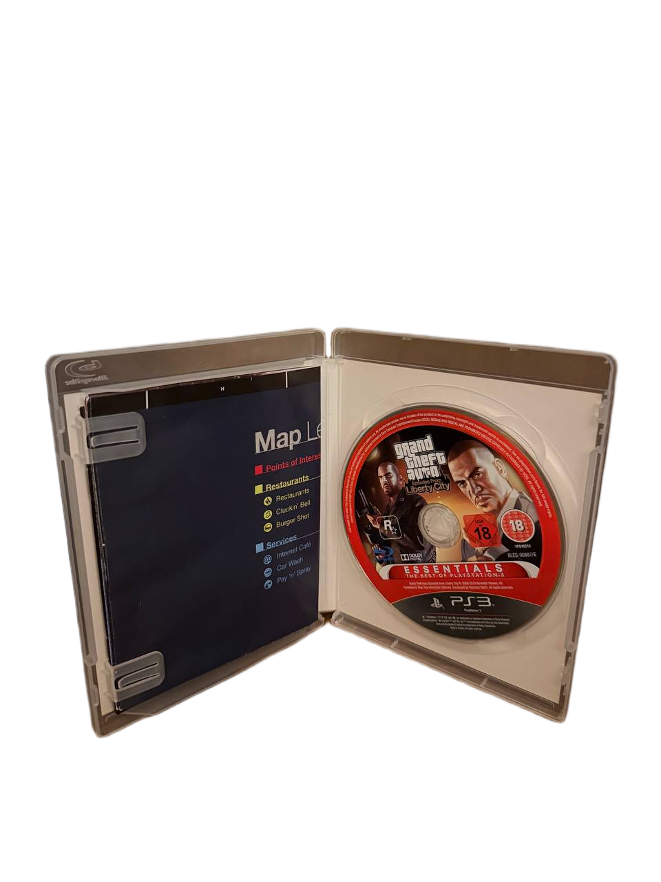 GTA Episodes from Liberty City PS3 Essentials - Disc and Case