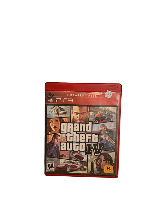 Grand Theft Auto IV Greatest Hits PS3 - Front Cover