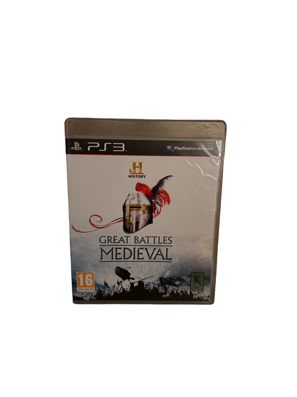 History Great Battles Medieval PS3 - Back/Inside