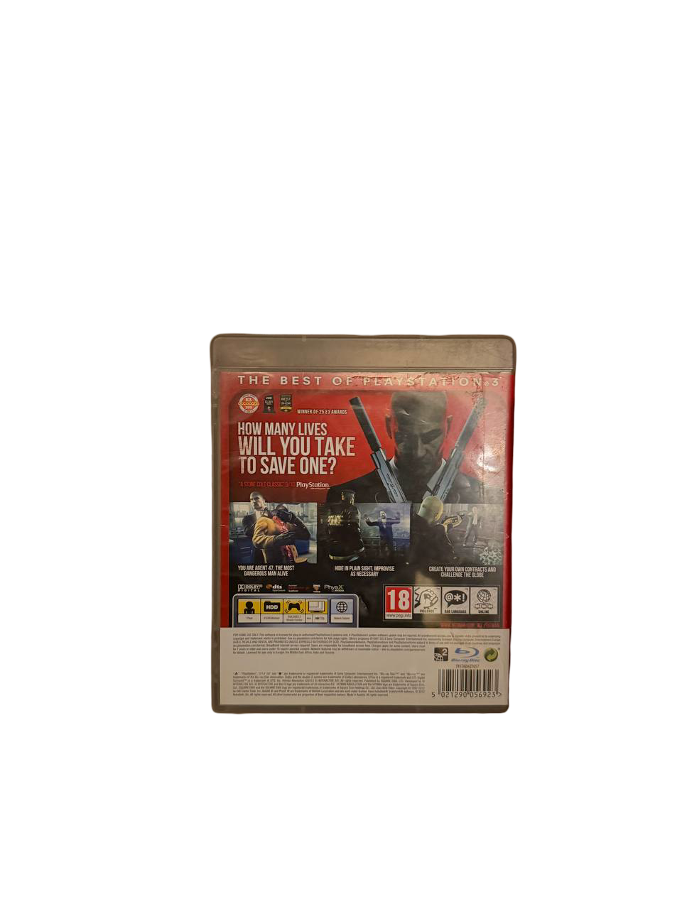 Hitman Absolution PS3 - Back Cover