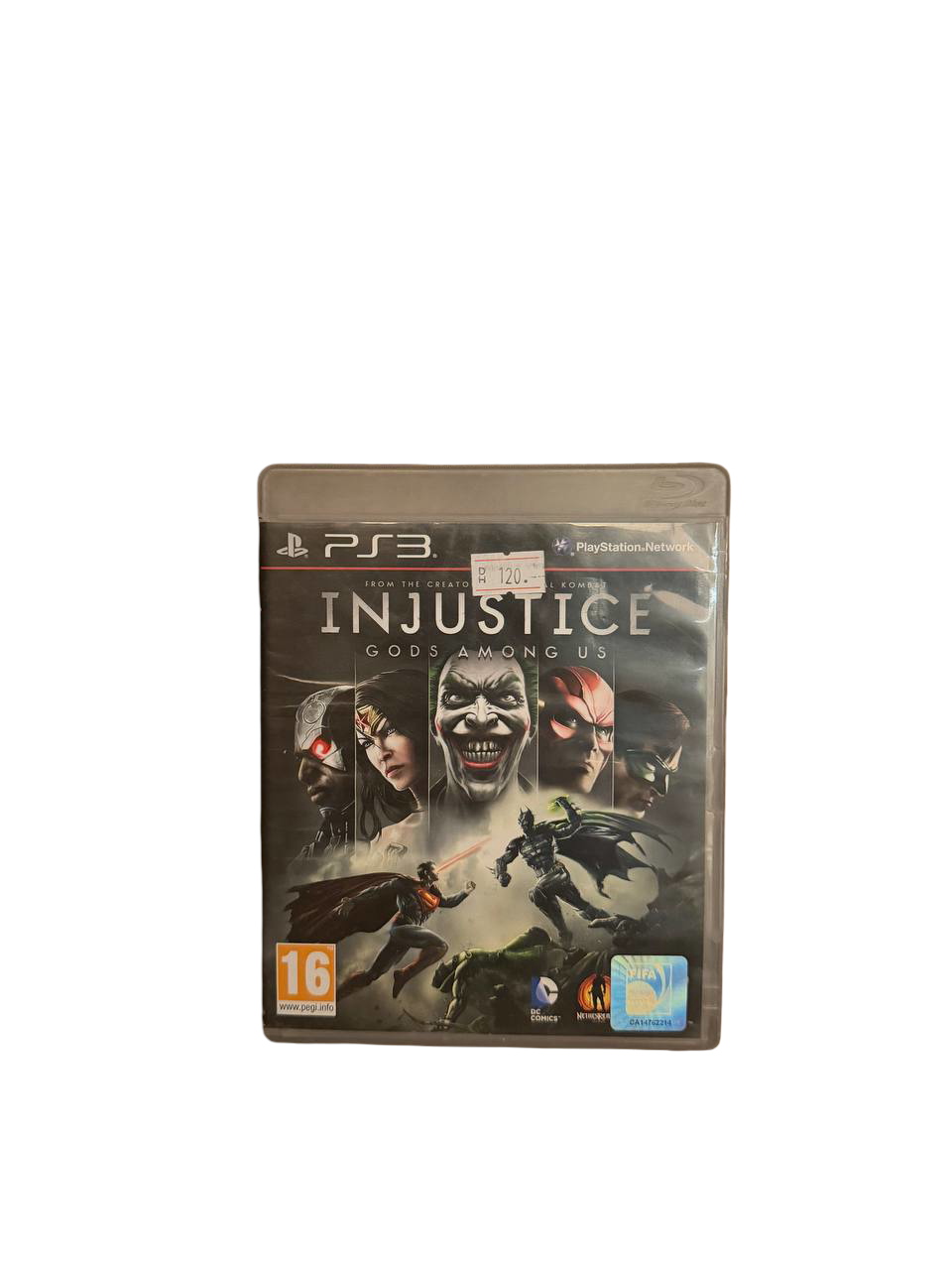 Injustice Gods Among Us PS3 - Front Cover