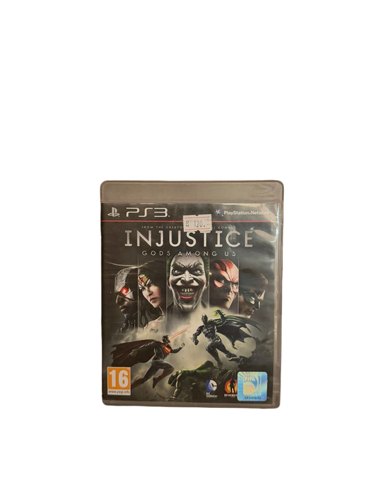 Injustice Gods Among Us PS3 - Front Cover