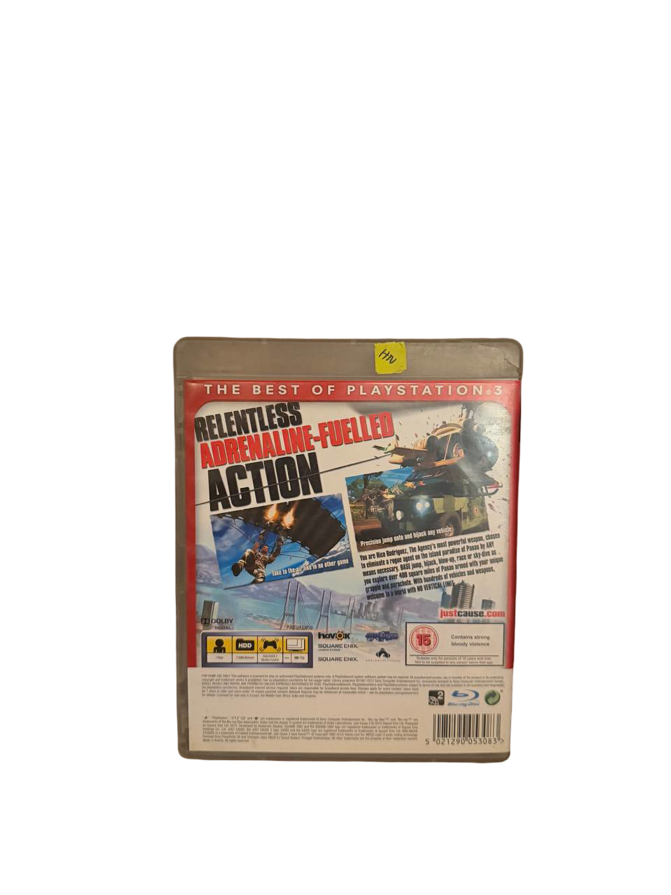 Just Cause 2 PS3 - Back Cover