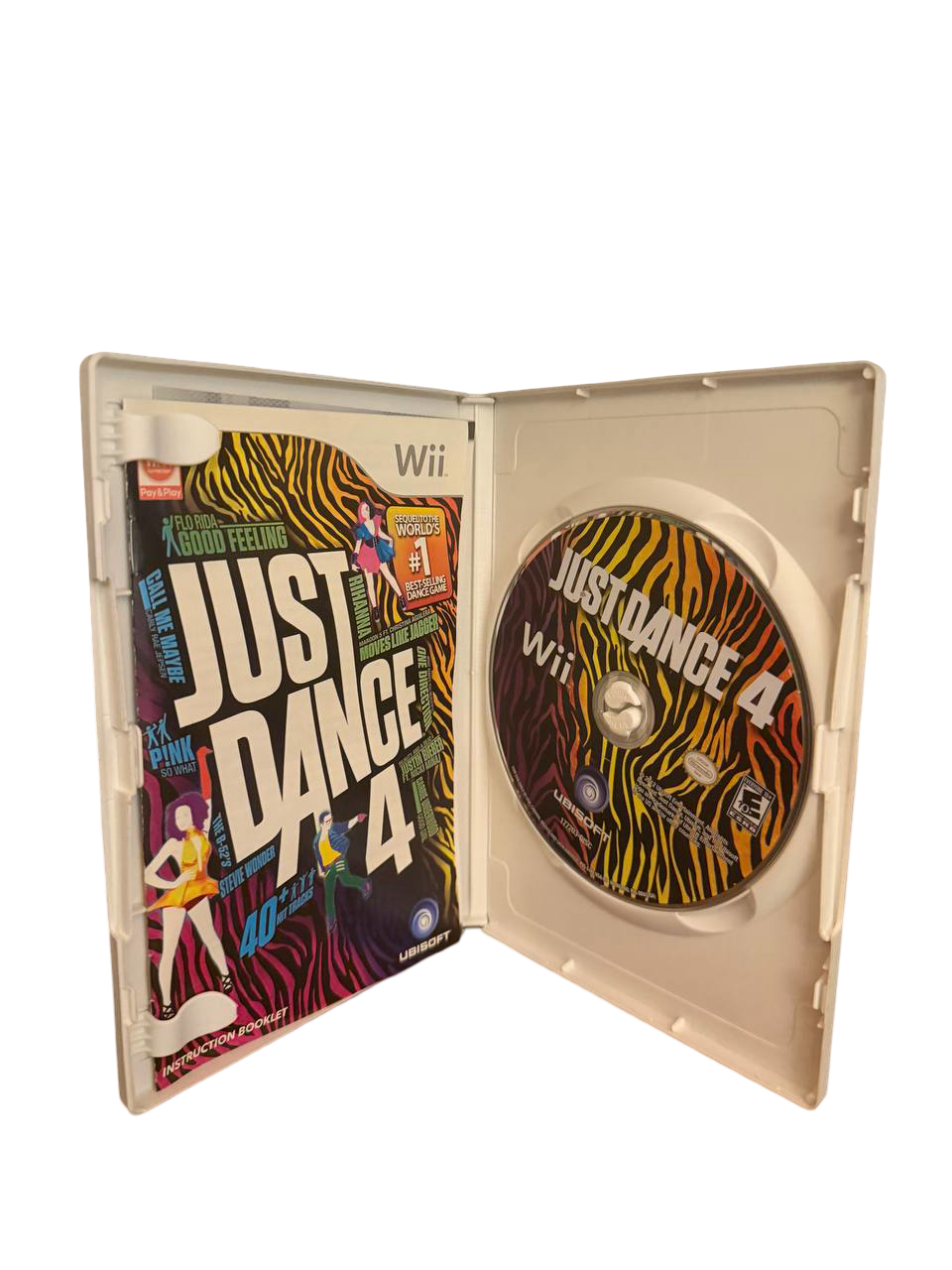 Just Dance 4 Wii - Case & Disc