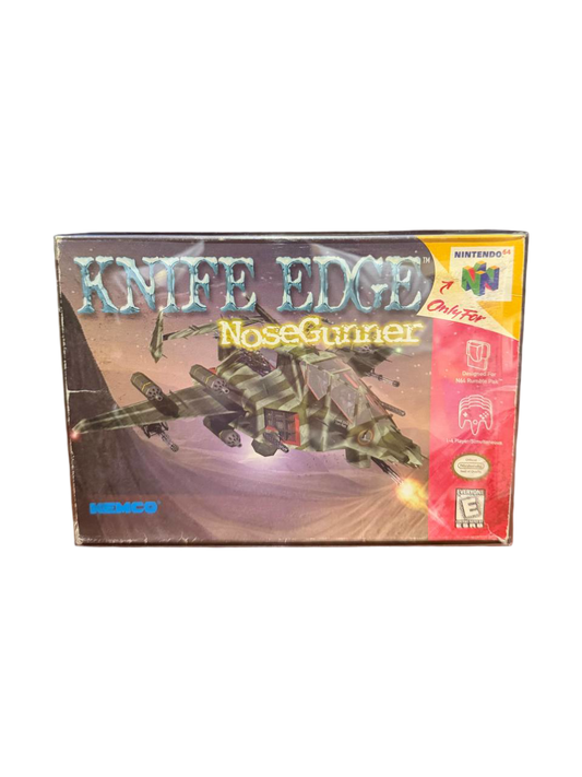 Knife Edge Nose Gunner Nintendo 64 CIB