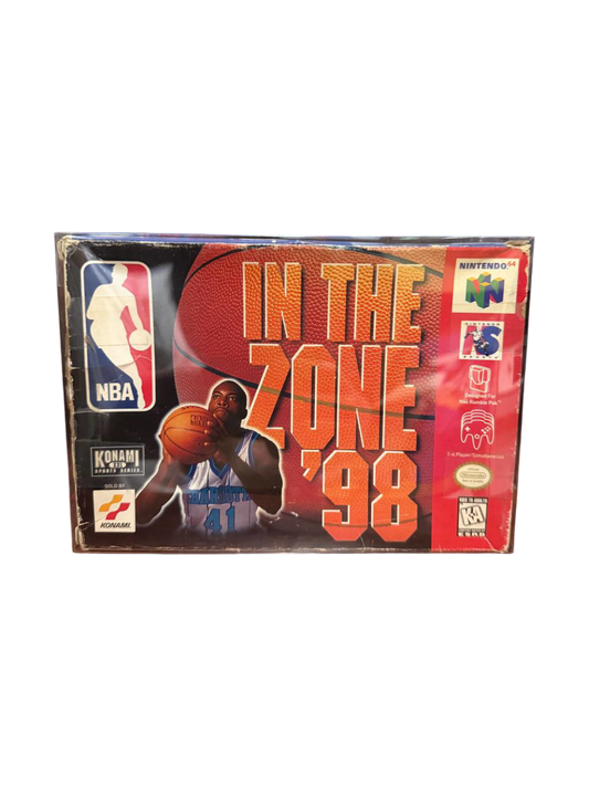 NBA In the Zone 98 Nintendo 64 CIB