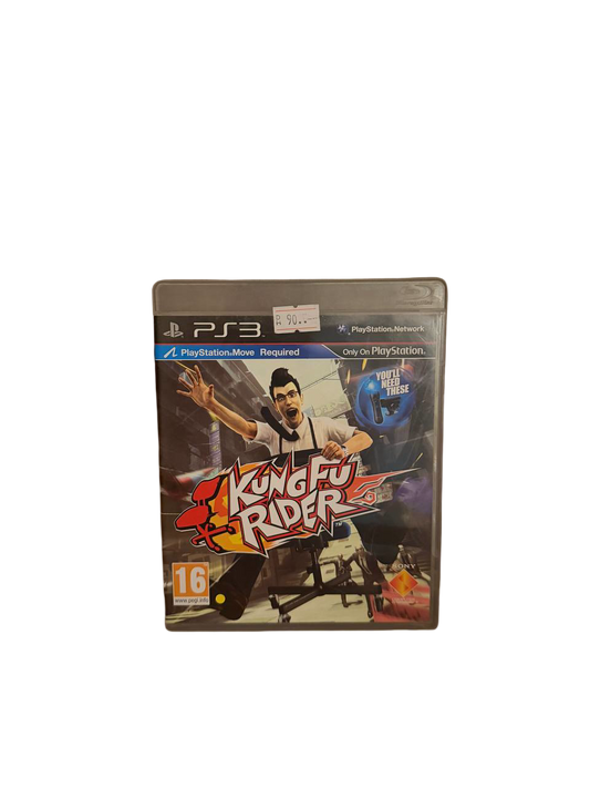 Kung Fu Rider PS3 Move - Front Cover