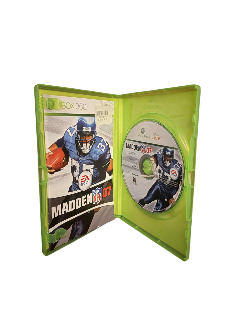 Madden NFL 07 Xbox 360 - Open Case & Disc