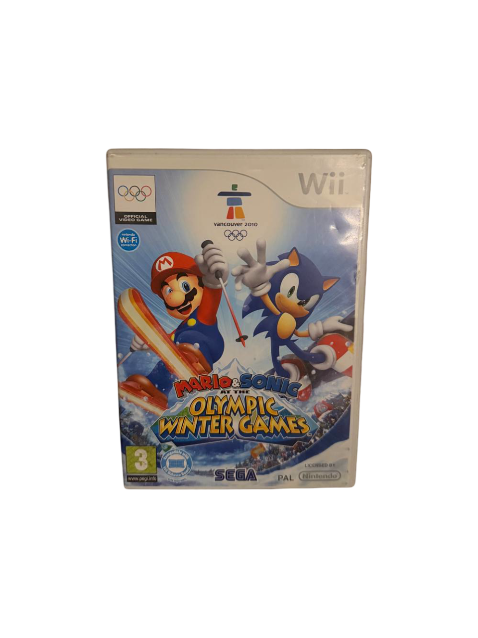 Mario and Sonic at the Olympic Winter Games Vancouver 2010 Wii PAL CIB