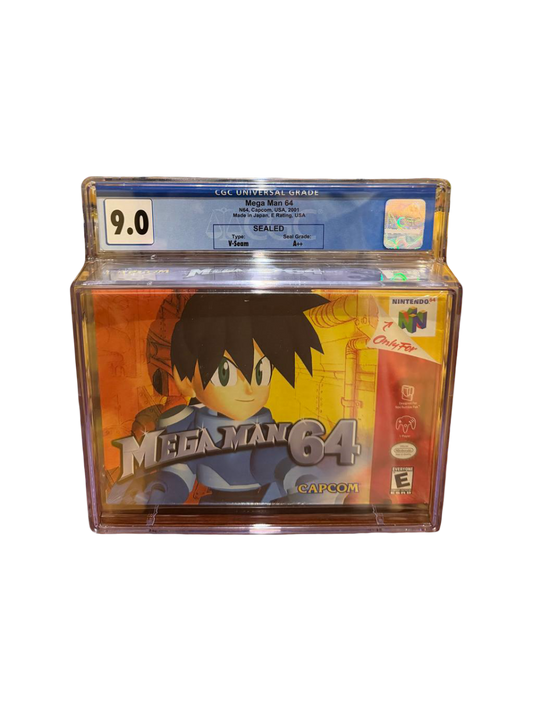 Mega Man 64 N64 Capcom CGC 9.0 Sealed