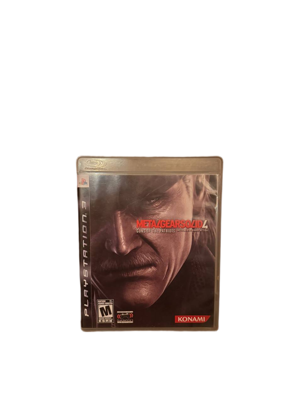 Metal Gear Solid 4 PS3 Konami - Front Cover