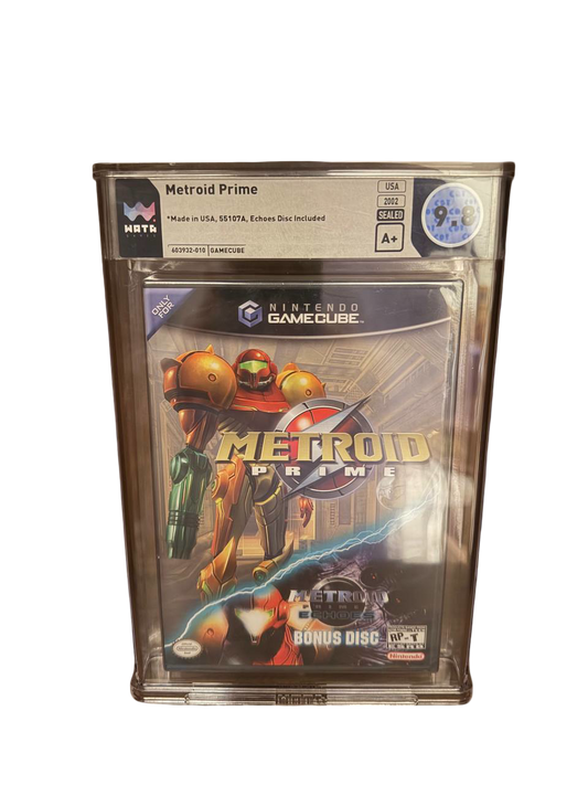 Metroid Prime GameCube WATA 9.8 A+ Sealed - Front