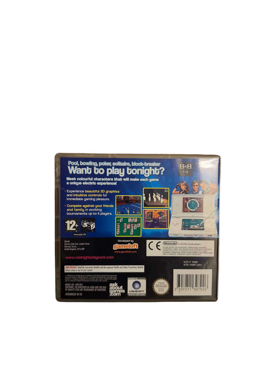 Midnight Play! Pack DS - Back Cover