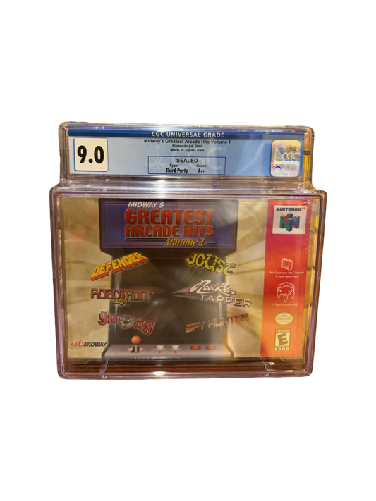 Midway's Greatest Arcade Hits Volume 1 N64 CGC 9.0