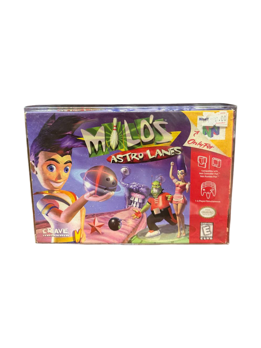 Milo's Astro Lanes Nintendo 64 CIB
