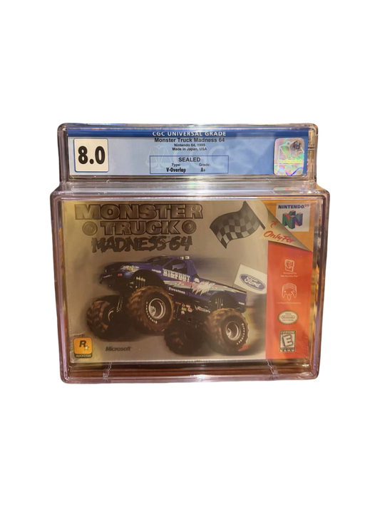 Monster Truck Madness 64 N64 CGC 8.0 Sealed