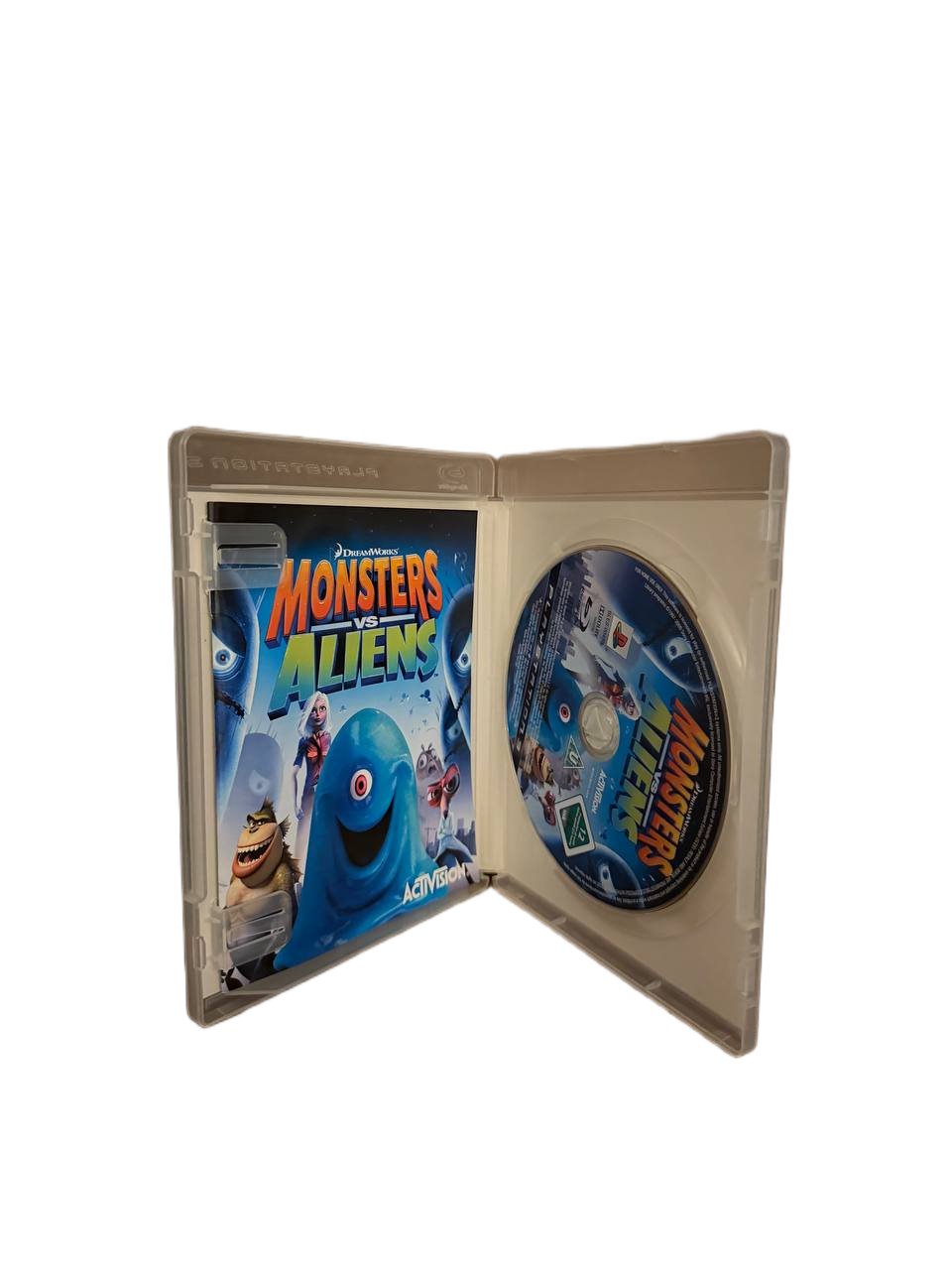 Monsters vs Aliens PS3 - Disc and Case