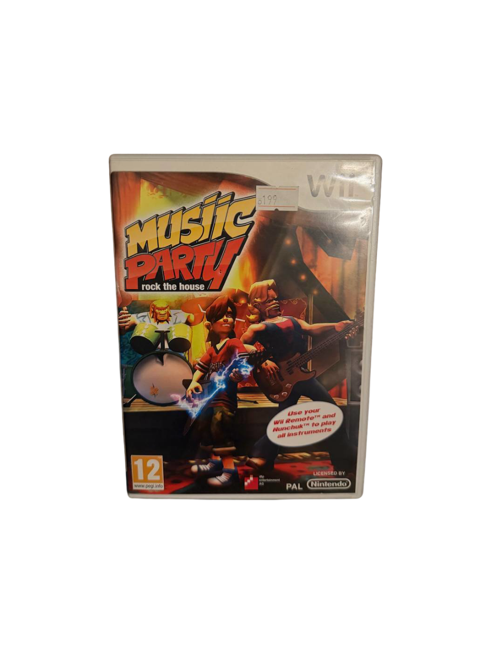 Music Party Rock the House Wii PAL CIB