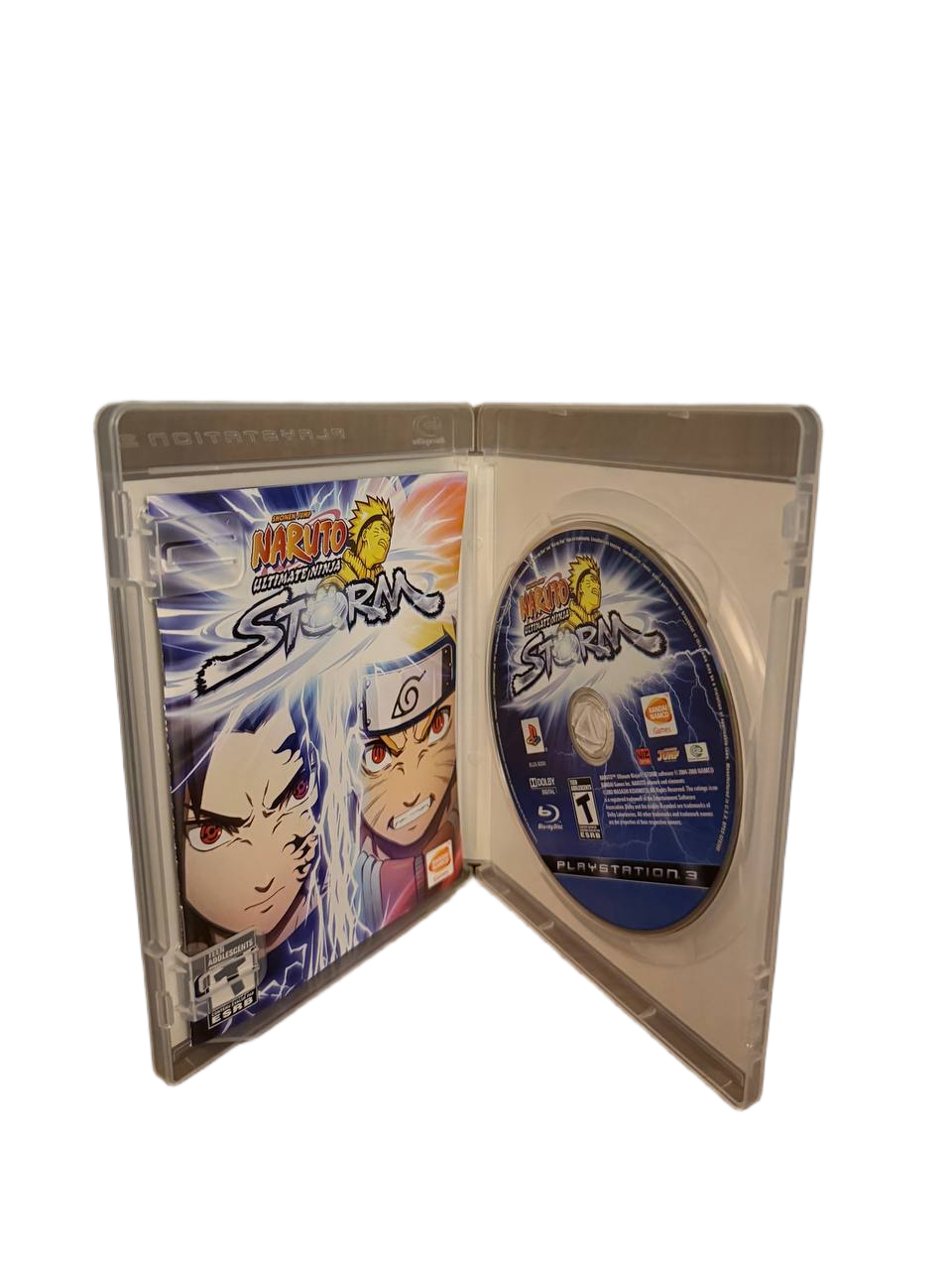Naruto Ultimate Ninja Storm PS3 NTSC-U - Case and Disc