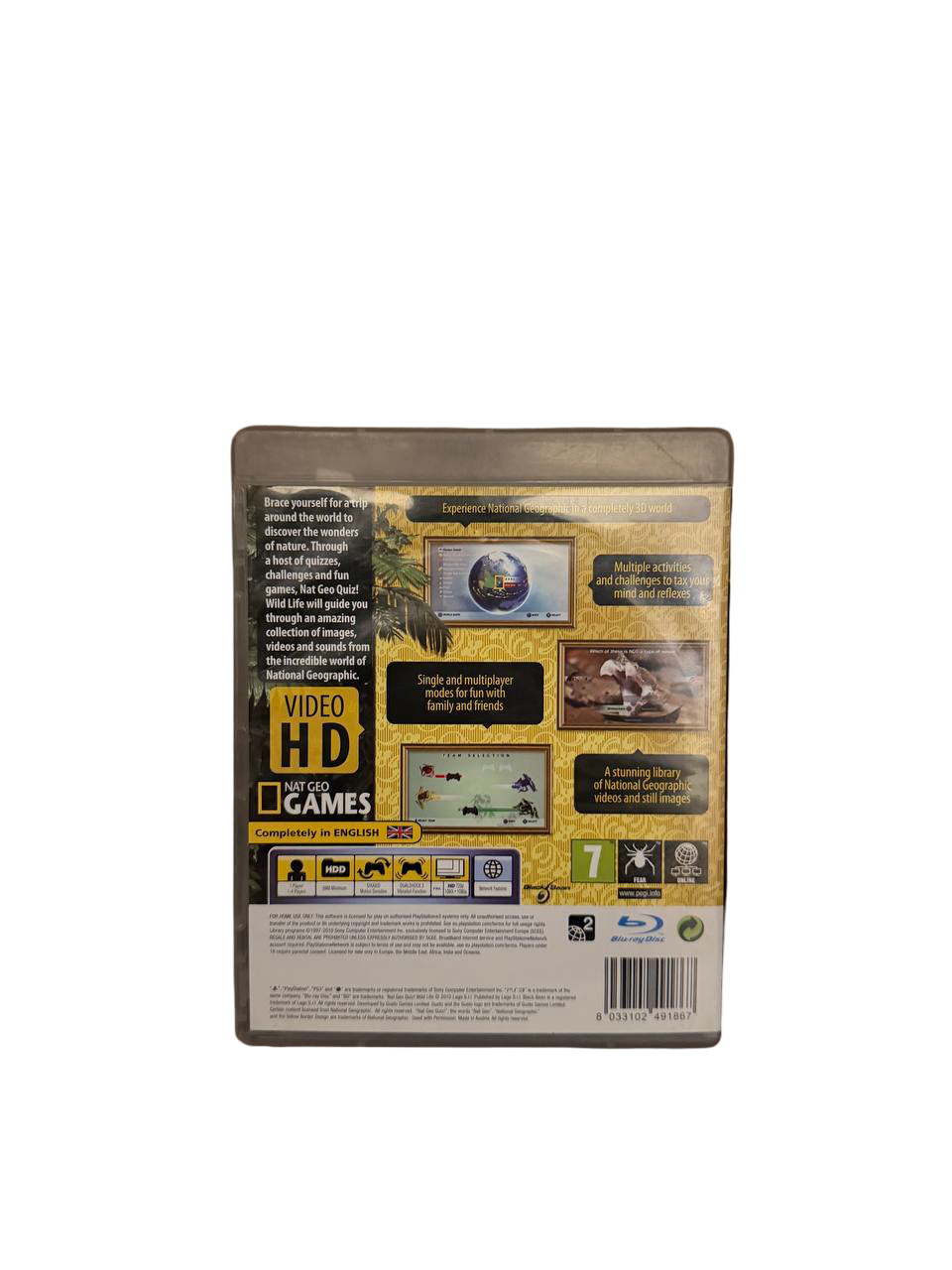 Nat Geo Quiz PS3 - Back Cover EAN 8033102491867